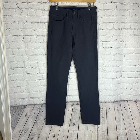 Vineyard Vines Performance 5 Pocket Gray Golf Pants size 28x32 Style 1P001095 - Picture 1 of 9